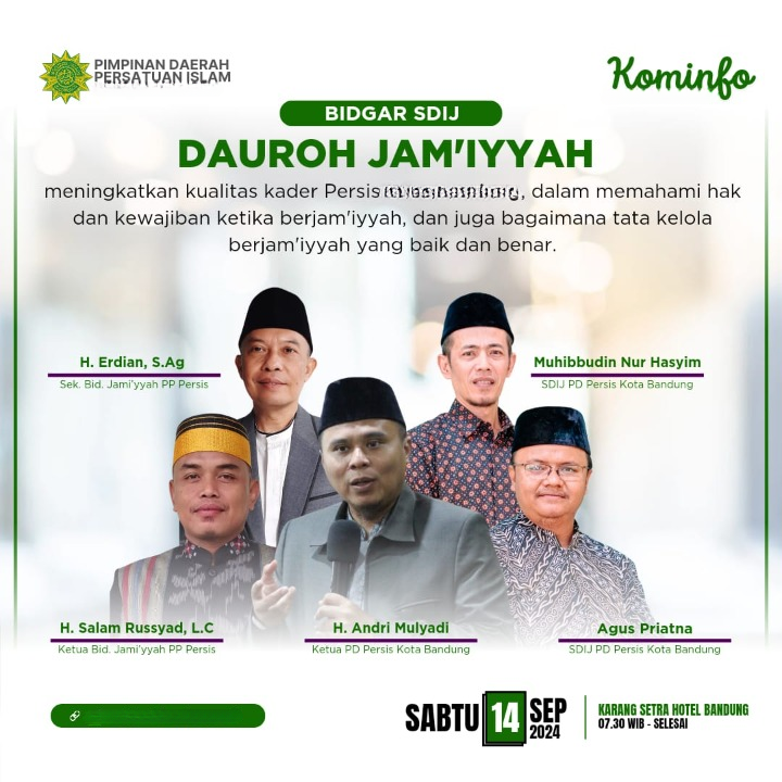Dauroh Jamiyyah SDIJ PD PERSIS Kabupaten Sragen